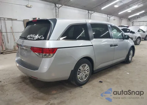 2015 Honda Odyssey Lx from USA, damaged, VIN 5FNRL5H25FB002659